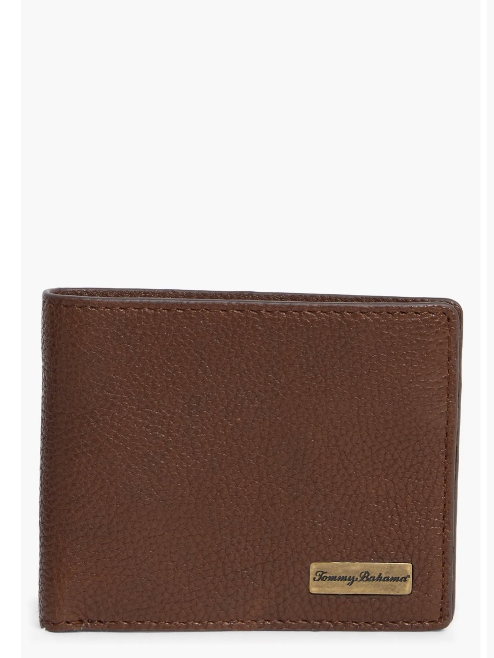 Tommy Bahama Brown Leather Slimfold Wallet